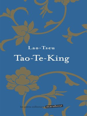 cover image of Tao te king